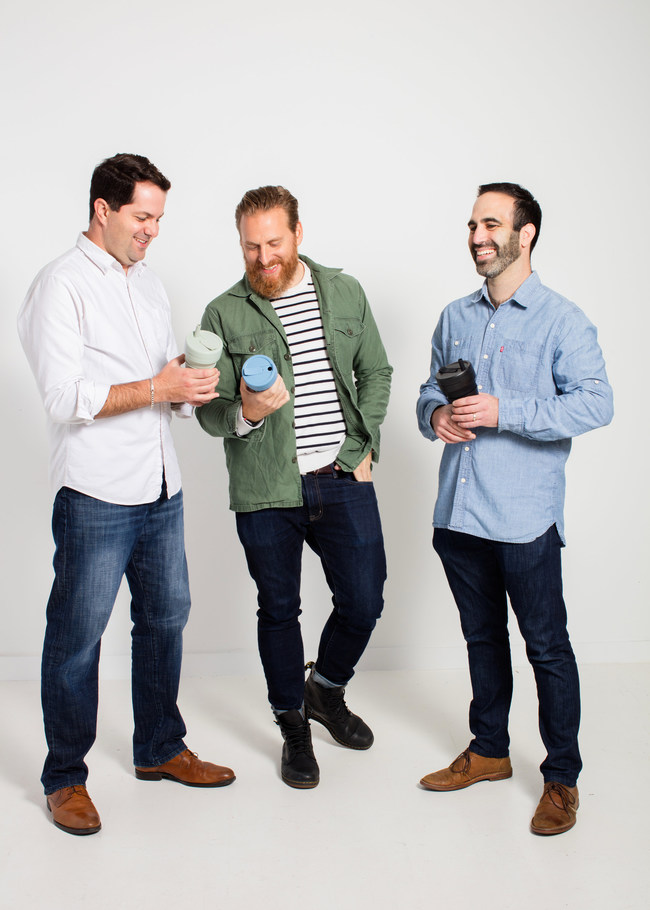 Stojo Founders Jurrien, Alex and Ben