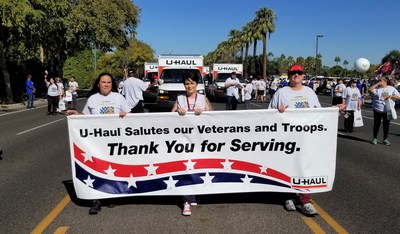 U-Haul has been named one of the top 100 veteran-friendly companies by The Military Times on its 