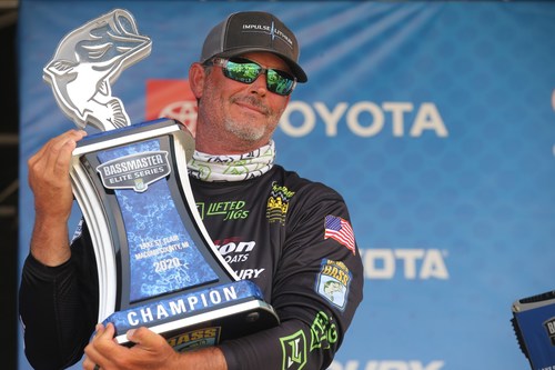 Bill Weidler, of Helena, Ala., has won the 2020 YETI Bassmaster Elite at Lake St. Clair with a four-day total of 86 pounds, 7 ounces.