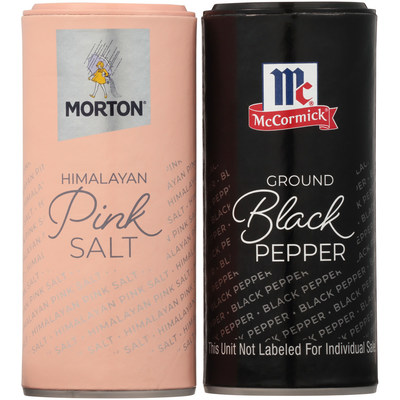 Great Value Black Pepper & Iodized Salt, 5.25 oz 