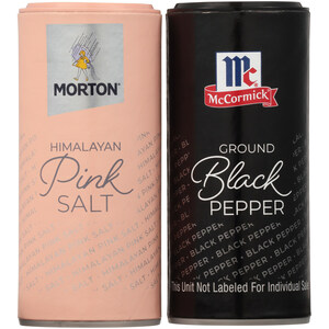 Morton Salt &amp; McCormick Debut New All-Natural Himalayan Pink Salt &amp; Ground Black Pepper Shakers