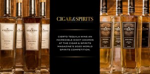 Cierto Tequila Wins An Incredible Eight Awards At The Cigar &amp; Spirits Magazine's 2020 World Spirits Competition