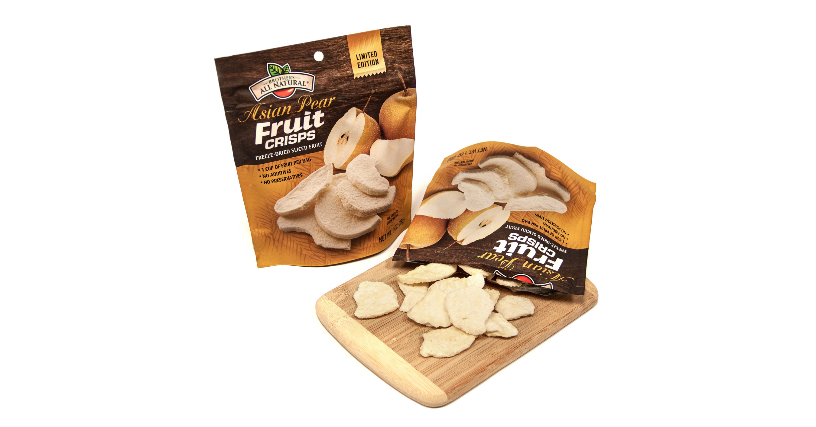 Brothers All Natural Launches Freeze Dried 1oz Asian Pears