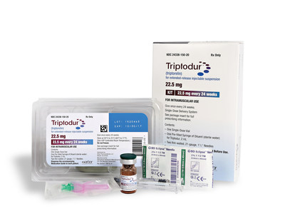 Triptodur® (triptorelin), the first FDA-approved twice-yearly, injectable gonadotropin releasing hormone agonist for the treatment of pediatric patients two years of age and older with central precocious puberty.
