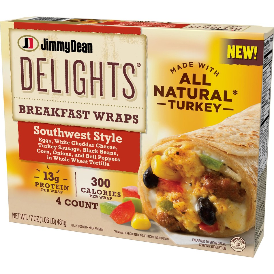 Jimmy Dean® Brand Shrinks Breakfast Casseroles and 'Wraps' Up Breakfast