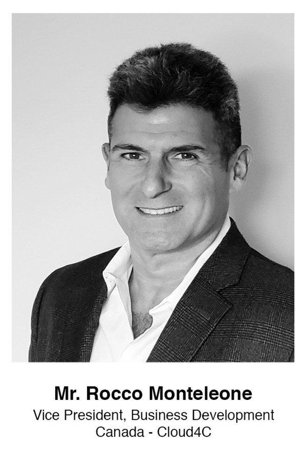 Cloud4C Appoints Rocco Monteleone as Vice President, Business Development in Canada