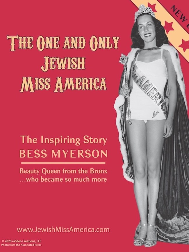 "The One and Only Jewish Miss America" documentary tells the story of Bess Myerson, beauty queen from the Bronx, NYC, who overcame antisemitism to win the 1945 Miss America pageant.
