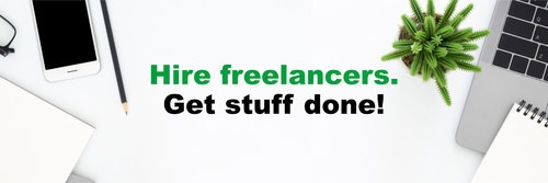 Hire freelancers. Get stuff done!