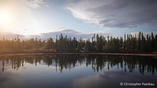 Lac Tadoule, Manitoba - Photo : Christopher Paetkau (Groupe CNW/Environnement et Changement climatique Canada)
