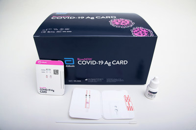 Abbott's BinaxNOW™ COVID-19 Ag Card is a rapid, reliable and affordable tool for detecting active coronavirus infections at massive scale.