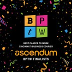Ascendum Solutions Named a Finalist in the Cincinnati Business Courier's 2020 Best Places to Work