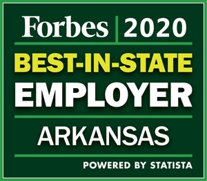 Forbes Names Simmons Bank a Best-In-State Employer for Arkansas