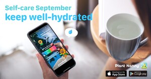 Encouraging Proper Hydration, Fourdesire's Plant Nanny² App Primes the Pump for Self-Care Awareness Month in September