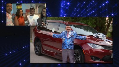 Chrysler brand and ABC’s ‘Jimmy Kimmel Live!’ honor Health Care Hero, Florence Njoroge, with a VMI Chrysler Pacifica wheelchair-accessible vehicle.