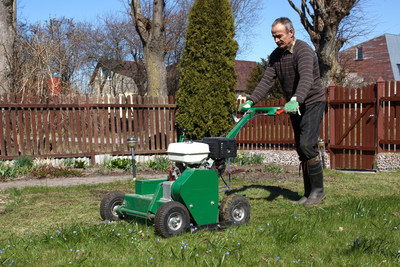 Keep your lawn healthy by aerating it. Aeration prevents soil from becoming compacted and covered with thatch, a thick layer of roots, stems, and debris that blocks water, oxygen and nutrients from reaching the soil.