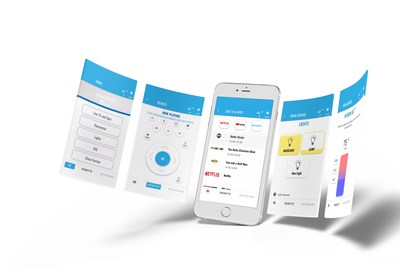 enseoCONNECTtm mobile remote allows hotel guests to control the in-room TV, lights, thermostat and more