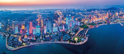 Beautiful Qingdao, where  the 16th Summer Summit of Yabuli China Entrepreneurs Forum 2020 was being held