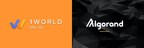 1World Online Announces Integration with Algorand and Investment from Borderless Capital