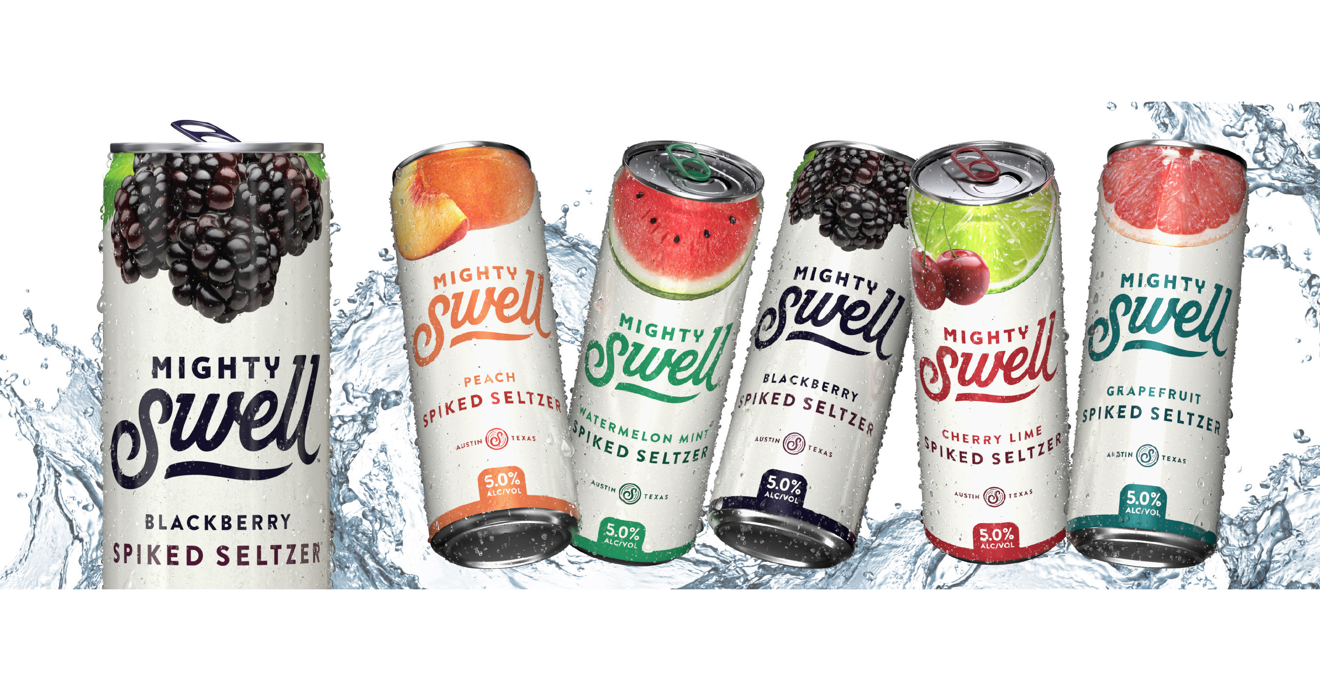 Mighty Swell Spiked Seltzer Launches New Flavor, Introduces Brand Refresh