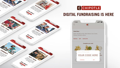 Through its first-ever digital fundraising program, Chipotle will support students by donating 33% of fundraiser event sales back to local educational organizations using unique promotional codes.