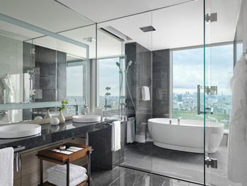Spa-like bathrooms provide a home away from home.