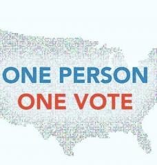 One Person, One Vote.
