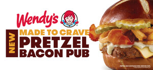 Wendy's Introduces Unforgettable, Flavor-Packed Pretzel Bacon Pub Cheeseburger