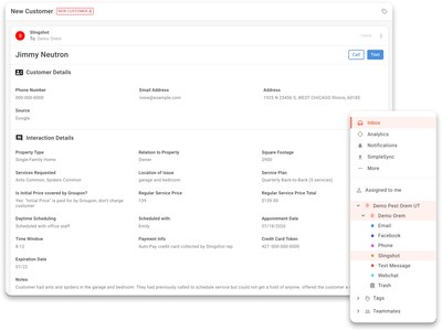 Central Inbox, Slingshot's Customer Engagement Platform