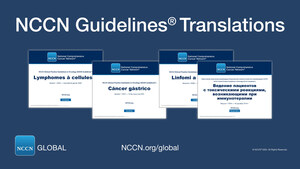 Recomendações importantes para tratamento do câncer da NCCN estão agora disponíveis em francês, alemão, italiano, português, russo e espanhol