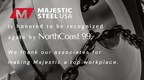 Majestic Steel Honored as 2020 NorthCoast 99 Award Winner