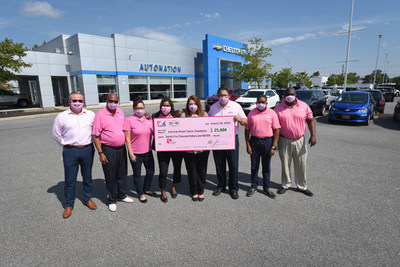 AutoNation donates $25,000  to kick off partnership with the American Breast Cancer Foundation to help raise awareness, generate resources and build support for diverse groups and underserved communities impacted by cancer. #ONEAutoNation #DrivePink