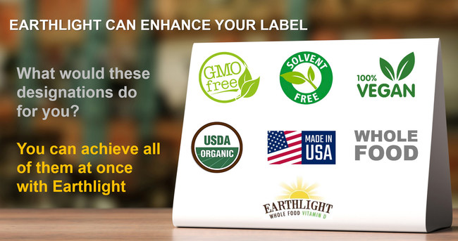 As a whole food, plant-based, clean label ingredient, Earthlight supports virtually every major food and beverage market trend and can really help product developers differentiate their offerings if they choose to fortify with Vitamin D.