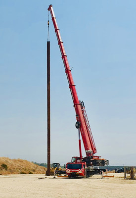 Zion Oil & Gas, Inc. Setting the MJ02 conductor pipe at pad site in Israel on August 31, 2020.