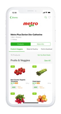 FoodHero now available in nearly 100 Metro stores in Quebec (CNW Group/METRO INC.)