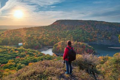 Scenic views of Castle Craig in Meriden, Connecticut. ©RomyLee