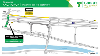 Ouverture du boulevard de Sainte-Anne-de-Bellevue (Groupe CNW/Ministre des Transports)