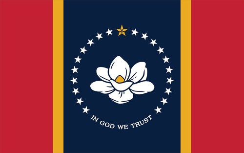 Mississippi's new In God We Trust flag