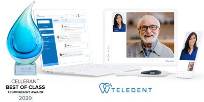 A 2020 Cellerant Best of Class Technology award winner: TeleDenttm by MouthWatch, a teledentistry platform that provides both dental professional workflow tools and patient-facing solutions.