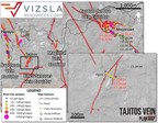 Vizsla Makes Fourth Discovery, Drilling 3,581 G/t Silver Equiv. Over 1.15 Metres Within 4.5 Metres Of 1,808 G/t Silver Equiv. at Tajitos Vein at Panuco, Mexico