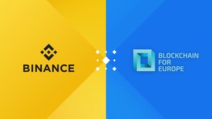Binance se une a Blockchain para Europa