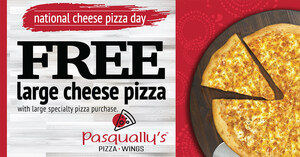 Pasqually's Pizza &amp; Wings Celebrates National Cheese Pizza Day