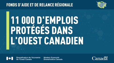 11,000 d'emplois protgs dans l'ouest canadien (Groupe CNW/Diversification de l'conomie de l'Ouest du Canada)