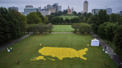 On Friday, Sept. 04, 2020, in advance of the Labor Day holiday, Carhartt unveiled an installation of 1,670 hard hats at Bicentennial Capitol Mall State Park in Nashville, Tenn. to represent 1.67 million job openings in the skilled trades across the U.S. in June alone, according to the Bureau of Labor Statistics. Carhartt is doing their part to help train the workforce of the future by donating all of its online sales from 7 a.m. to 7 p.m. EDT on Labor Day to nonprofit partner SkillsUSA.