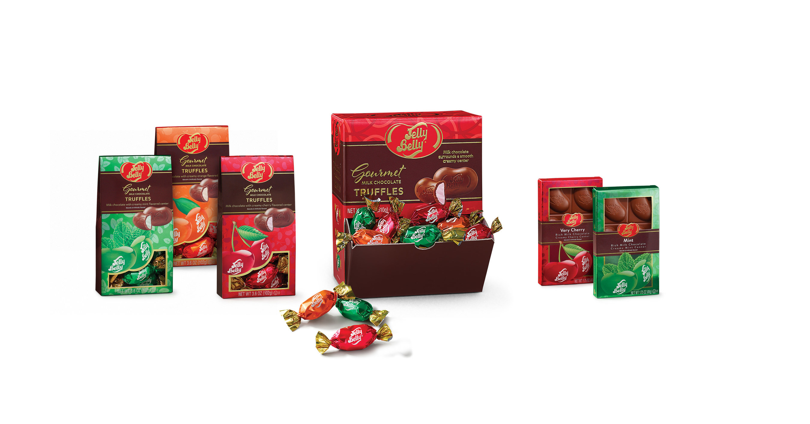 Jelly Belly Introduces Gourmet Chocolate Truffles & Bars Featuring