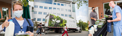 lef Farms, hydroponic baby greens grower from Loudon, New Hampshire, keeps front-line workers happy and healthy with more than a quarter of a million dollars in food donations.