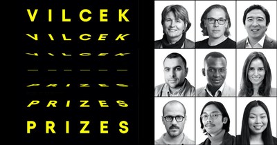 The recipients of the 2021 Vilcek Foundation Prizes. From top left, Ruth Lehmann, Rodrigo Prieto, Andrew Yang, Mohamed Abou Donia, Ibrahim Cissé, Silvi Rouskin, Juan Pablo González, Miko Revereza, and Nanfu Wang.