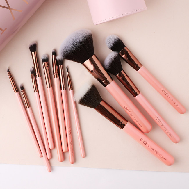 LUXIE SIGNATURE ROSE GOLD BRUSH SET