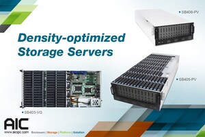 AIC Announced New Product Family of Density-optimized Storage Servers