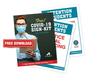 Free COVID-19 Teacher Sign-Kit for Classrooms