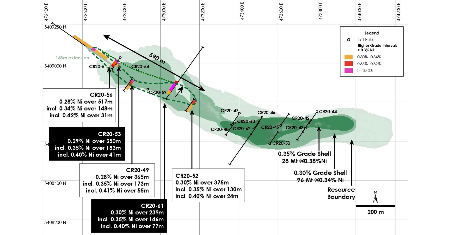Five Additional Infill Holes Continue to Expand Higher-Grade Core ...